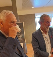 Alexander Pereira, già Sovrintendente del Maggio fiorentino, e Paolo Klun, Direttore dell'Ufficio Stampa dell'importante istituzione fiorentina